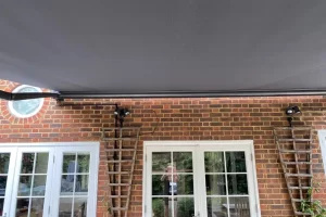 Sundowner Outdoor Living Awning extended at rear of house